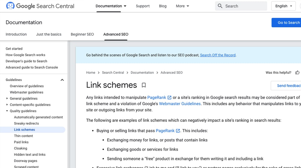 Link Schemes Documentation