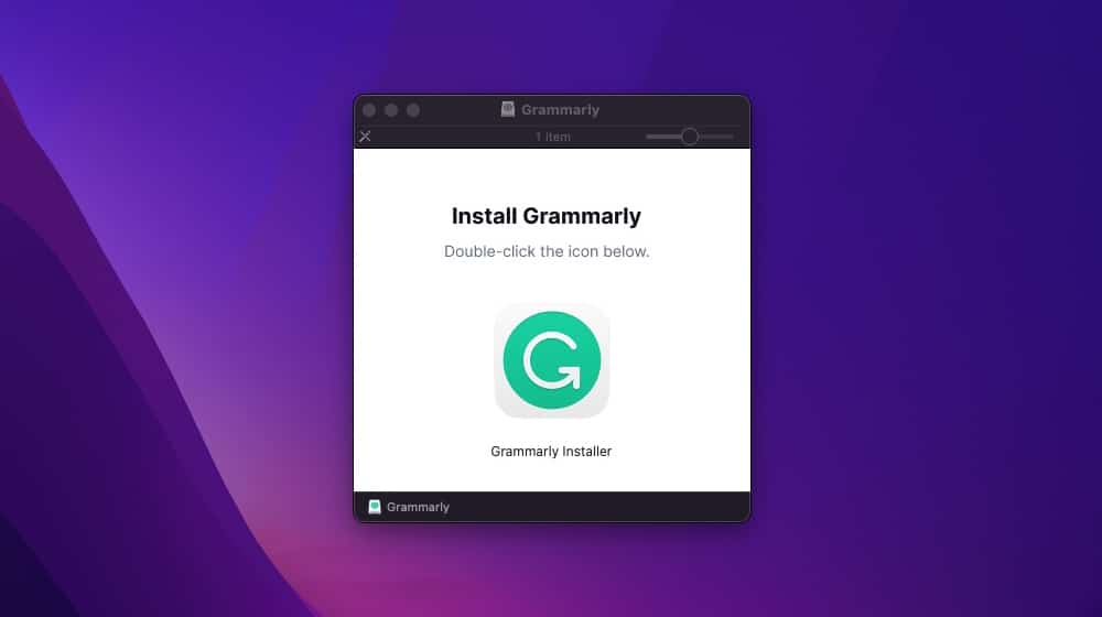 Installing a Grammarly App