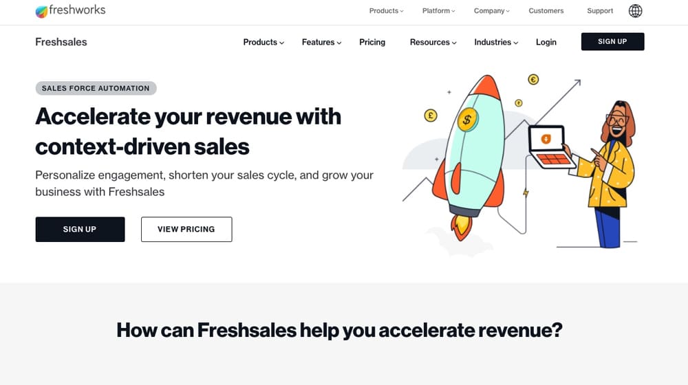 Freshworks Homepage