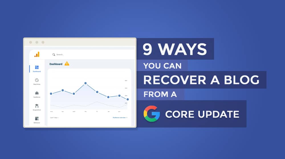 Recover a Blog From a Core Update