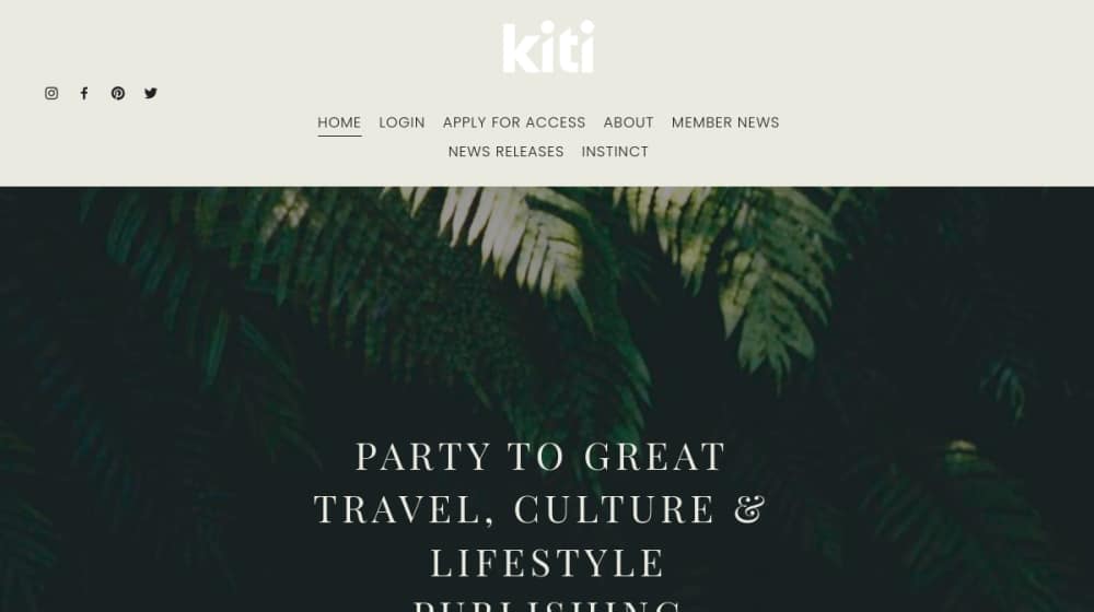 Kiti Homepage