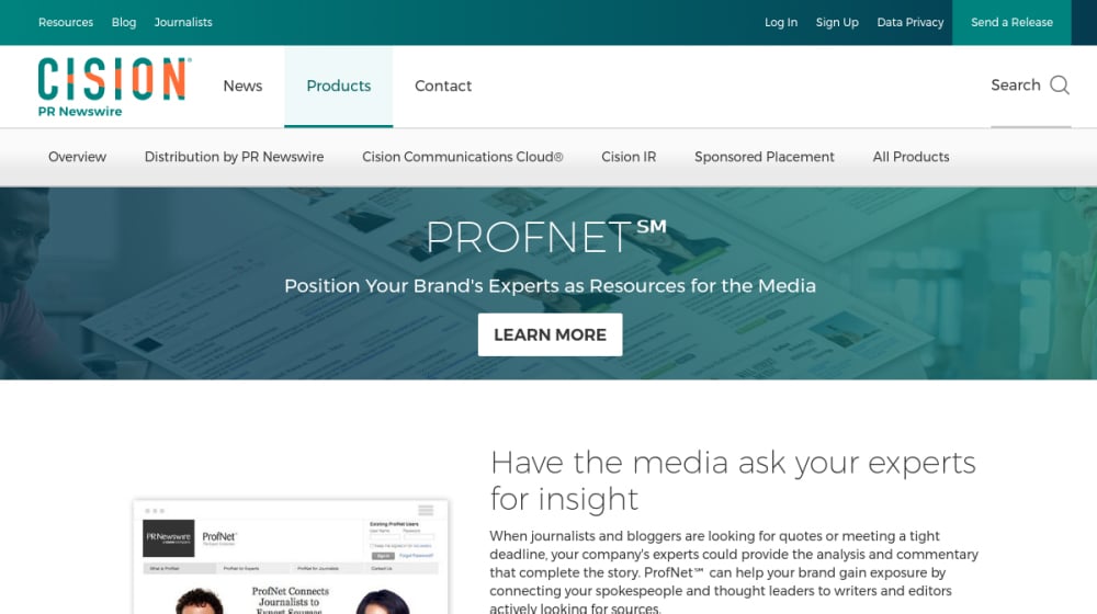 ProfNet Website