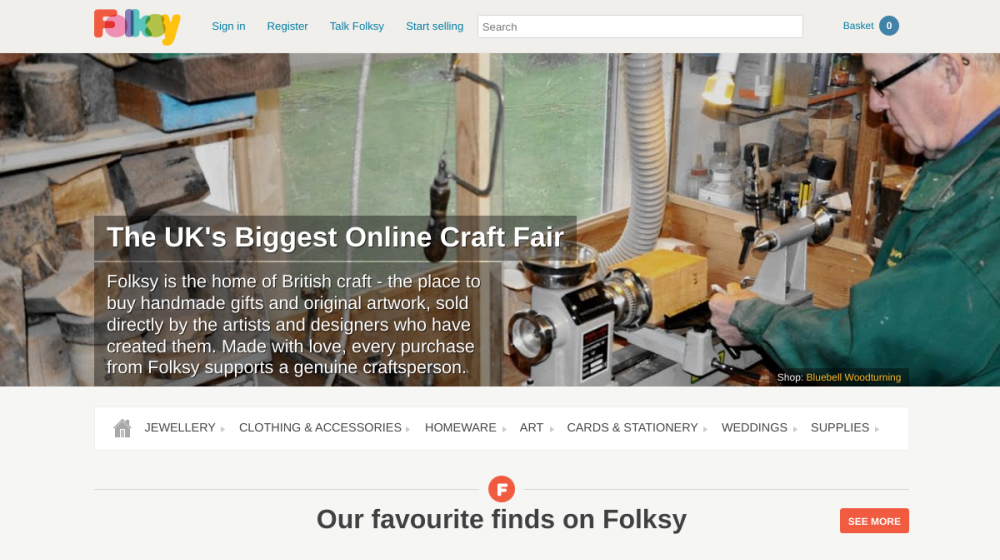 Folksy Homepage