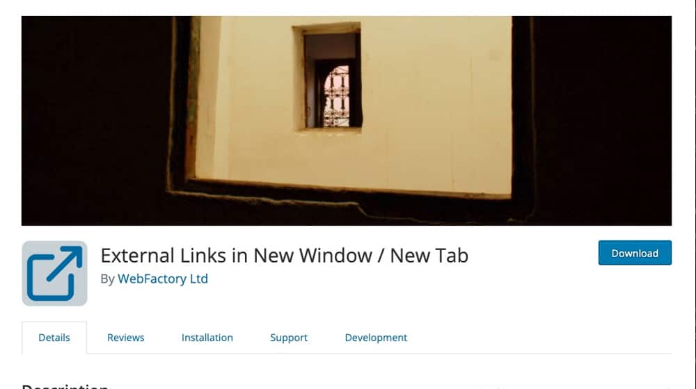 Open External Links in New Tab Plugin
