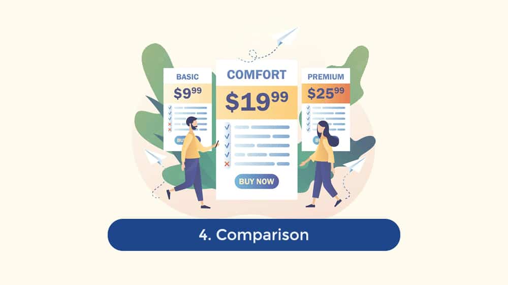 Step 4 Comparison