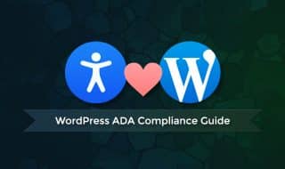 WordPress ADA Compliance Illustration