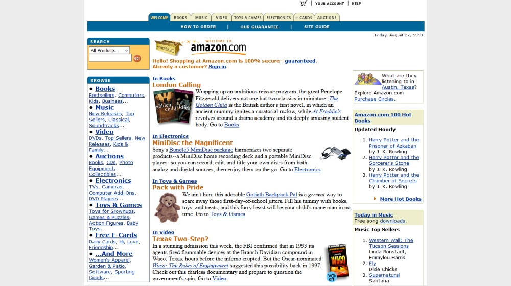 Original Amazon Site