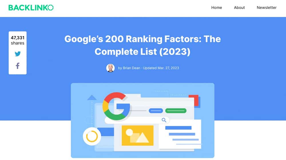 Backlinko Ranking Factors 2023