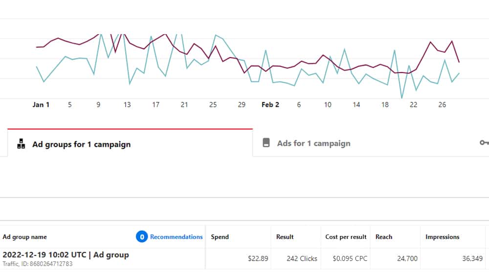 Social Media Advertising Ad Groups