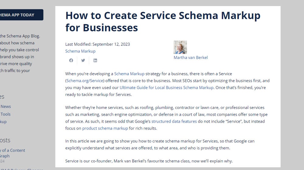 How to Create Service Schema Markup for Businesses