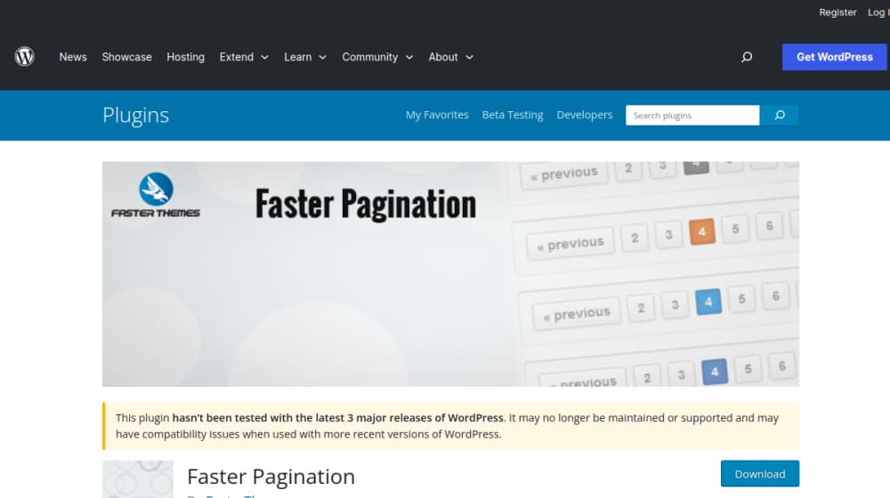 Faster Pagination