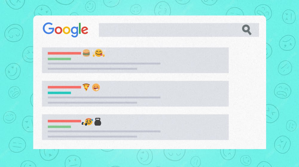 Google Results Using Emojis