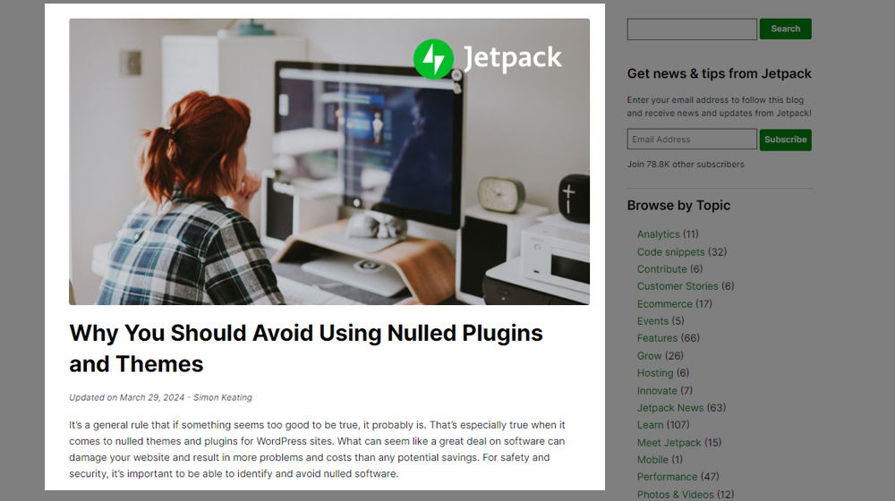 Article About Nulled WordPress Plugins