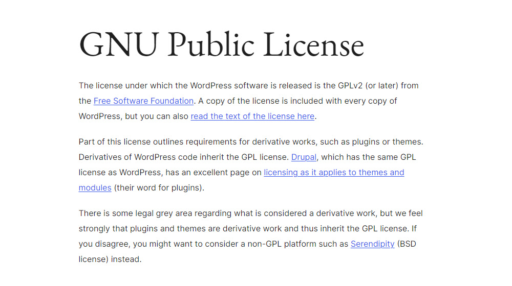 GNU Public License