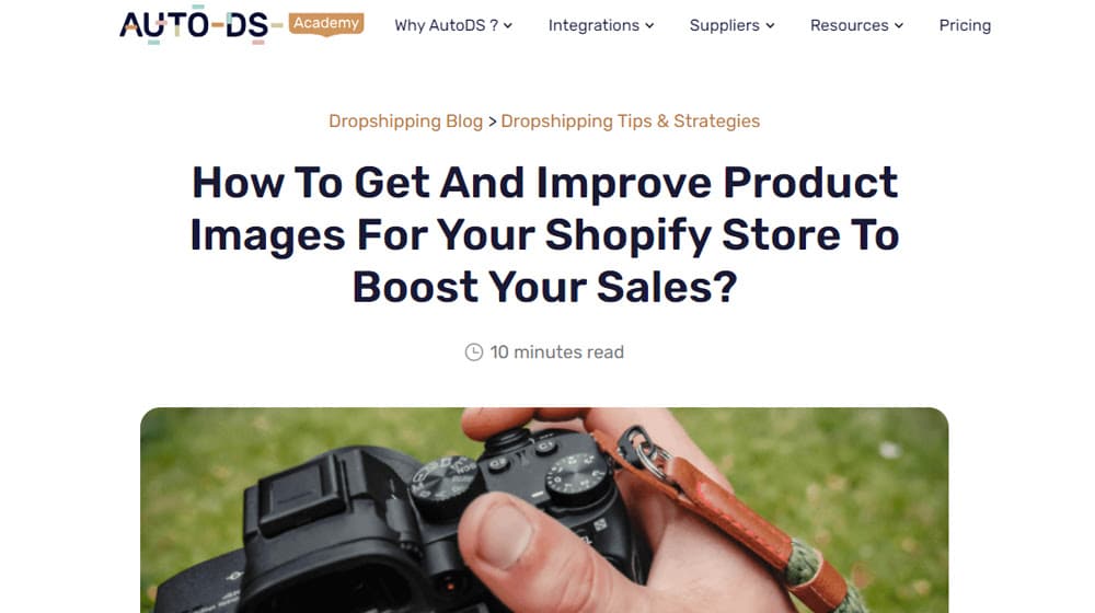 How to Get and Improve Product Images