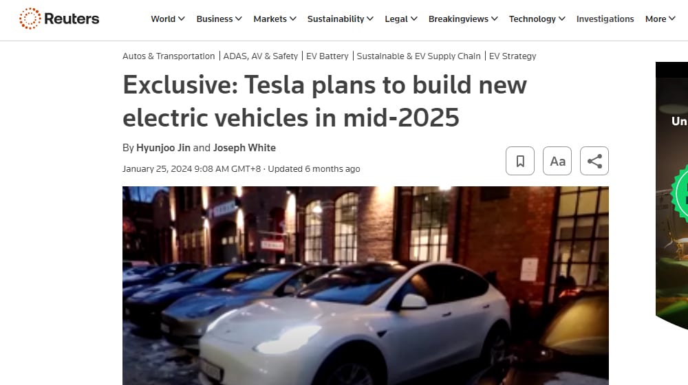 Tesla Expanding Vertically