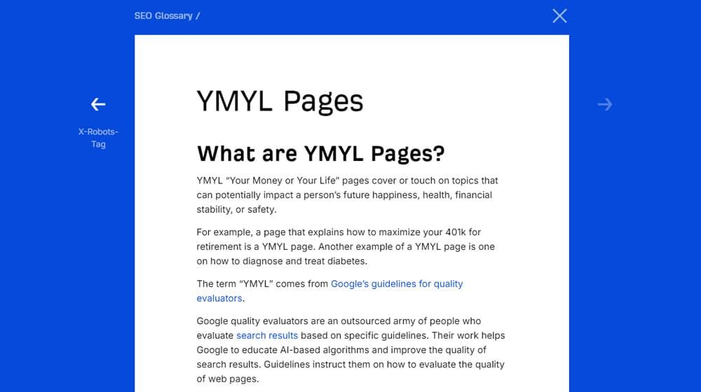 What Are Ymyl Pages