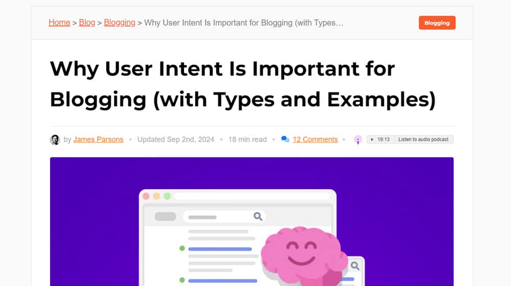 Why User Intent Is Important For Blogging