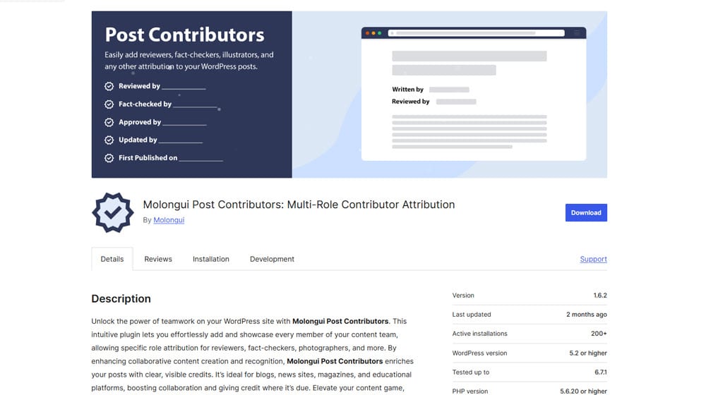 Option 2 Molongui Post Contributors