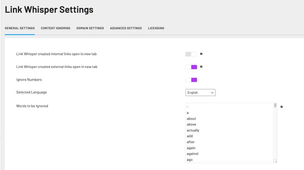 Step 2 Configure Link Whisperer