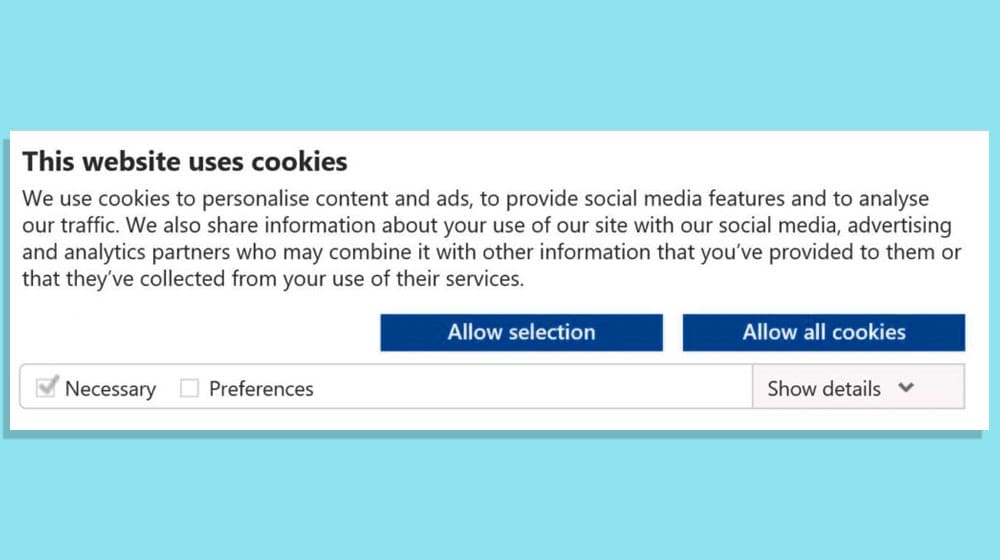 It Needs To Provide Information On The Cookies Your Site Uses