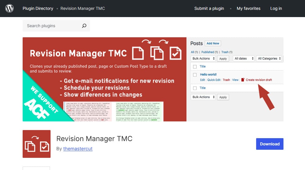 Adding Revision Capabilities With Revision Manager Tmc