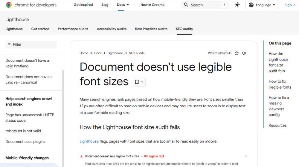 Do Search Engines Care About Font Size